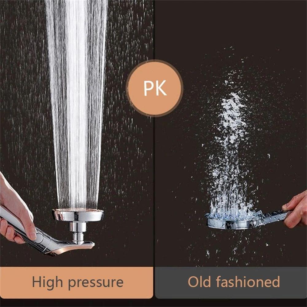 Nozzle Rotating Water Saving High Pressure Handheld Bathroom Shower Head