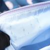 Used PRADA Triangle logo all-over pattern Tote Bag Nylon Blue Pink White Used Women