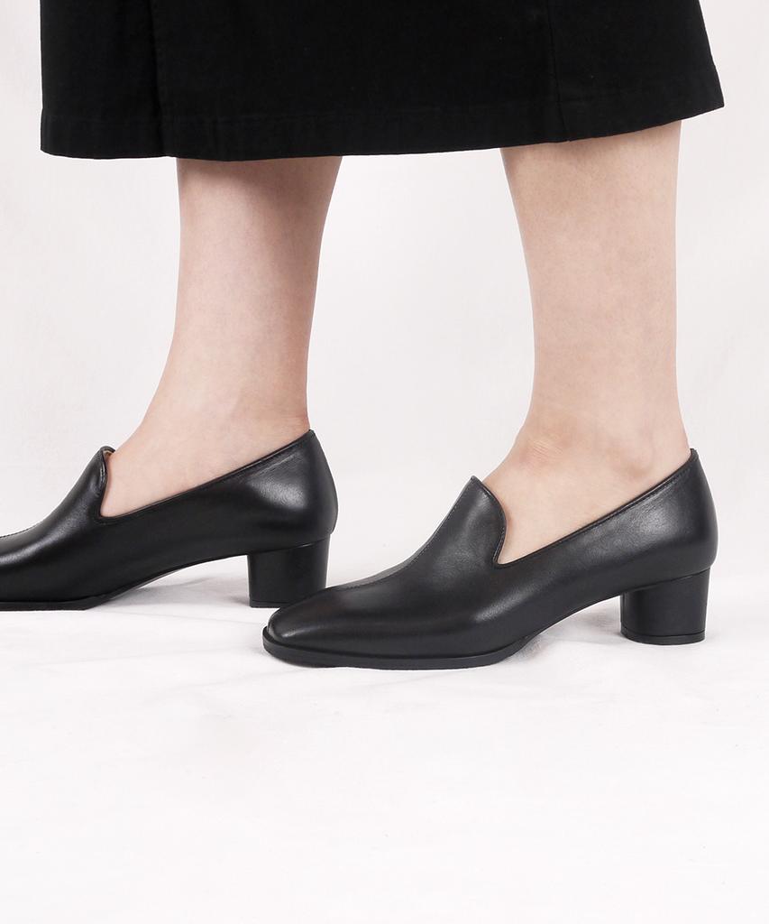 Heenn Heenn . Hs1805 Square Pumps Black
