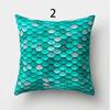 Роскошная наволочка с чешуей русалки из мягкой персиковой ткани для спальни и дивана