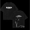 Мужская футболка с принтом Урахары Киске из манги BLEACH, короткий рукав, стирка, хлопок, винтажный, повседневный, Харадзюку