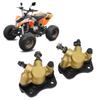 2pcs Hydraulic Disc Brake Caliper Replacement for 50cc 70cc 90cc 110cc 125cc Chinese ATV 4 Wheeler Quad Go Kart