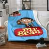 1pc Mr Beans Video Adventures flannel Blanket for Super Soft Cute Comfort Blanket for Travel Bedding Couch Sofa Blanket Y73044