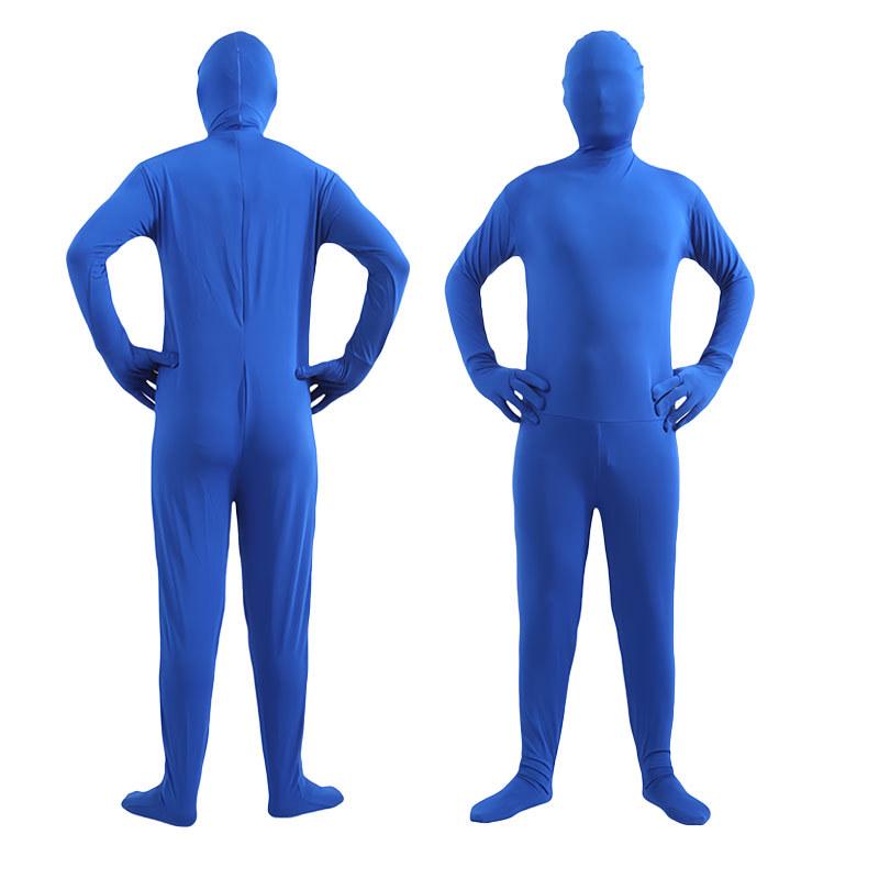 Men's Solid Color Black Invisible Halloween Jumpsuit (Available for Kids)