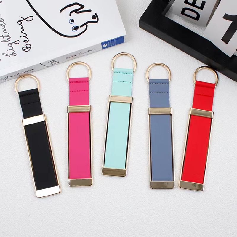 Универсальный ремешок для телефона, складная настольная подставка, разноцветная задняя палка, двухтактная ручка с кольцом на палец для iPhone Samsung