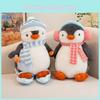 Плюшевая игрушка пингвин с дизайном скейтборда для детей и подростков Подарок