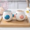 Держатель для яиц для приготовления пищи Керамический сепаратор для яичного белка Желток Белок Сепаратор Симпатичный фильтр для куриных яиц