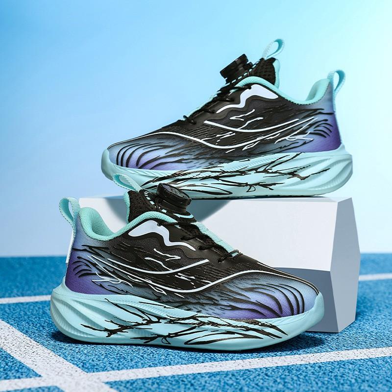Boys Running Shoes Mesh Breathable Lightweight Kids Sports Sneakers