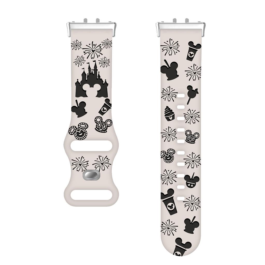 Engraved Silicone Strap for Samsung Galaxy Fit 3 Soft TPU Wristband for Samsung Galaxy Fit 3 Smart Watch Bracelet Belt