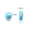 100pcs/Lot 7mm Flat Round Letter Beads for Jewelry Making Acrylic Alphabet Beads Loose Beads DIY Bracelet