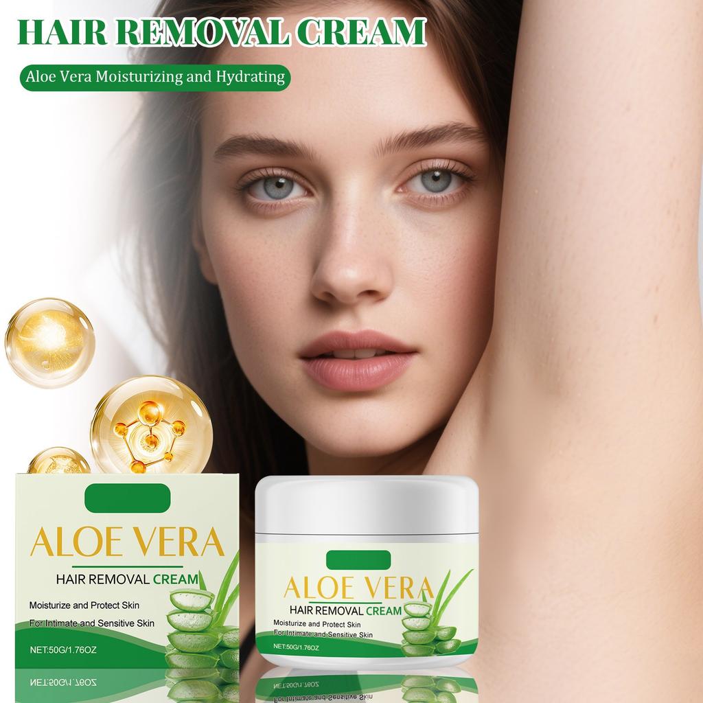 Увлажняющий крем для удаления волос с алоэ, не раздражающий гладкую кожу, крем для удаления волос