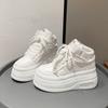 Массивные женские кроссовки, удобные высокие кроссовки на платформе 8 см, спортивная обувь, увеличивающая рост, баскетбольные нескользящие кроссовки, прогулочная обувь