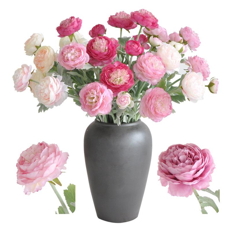 52 см искусственный цветок пион имитация цветка шелковый цветок домашнее свадебное украшение букет невесты домашний декор