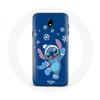 Case for Samsung Galaxy J5 2017 Stitch Snow Christmas Blue