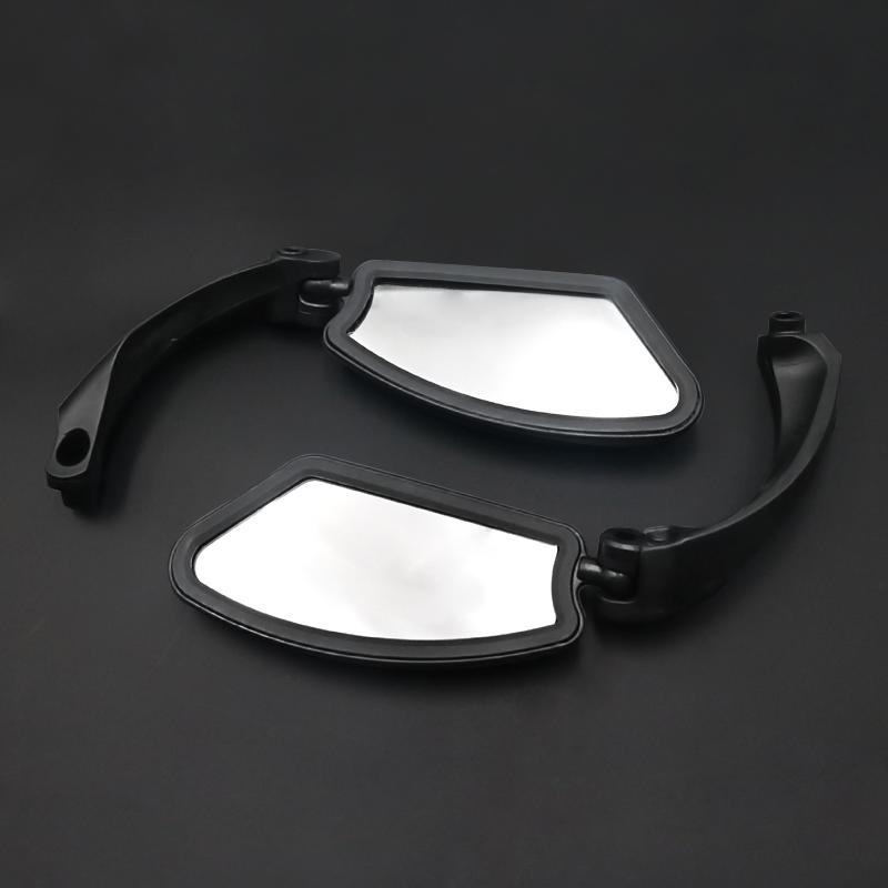 Bicycle Mirror 360 Degree Rotate MTB Road Bike Rearview Handlebar Mount Flexible Safety Cycling Back Mirror Folded Blind