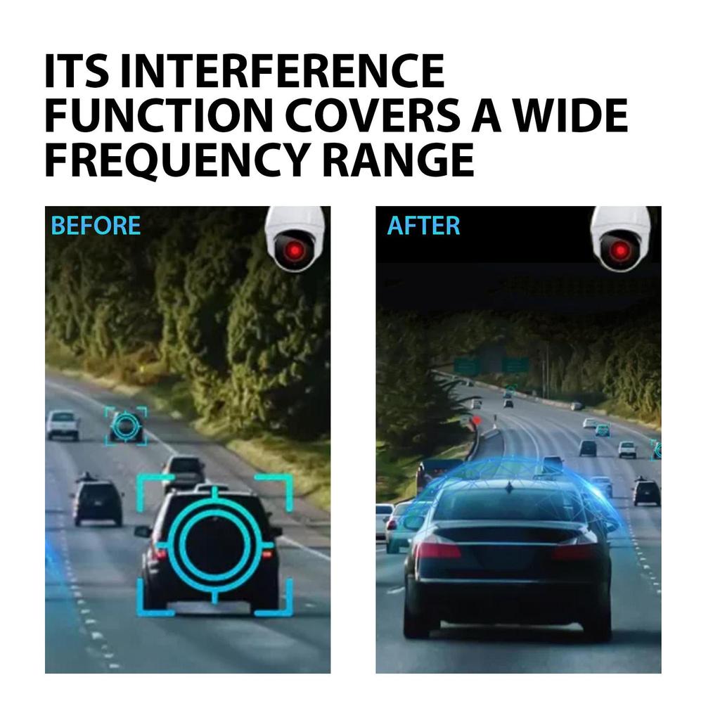 RAYHONG Автомобильный датчик Stealth, регулируемый блокирующий сигнал, широкий охват, портативный глушитель радиосигналов