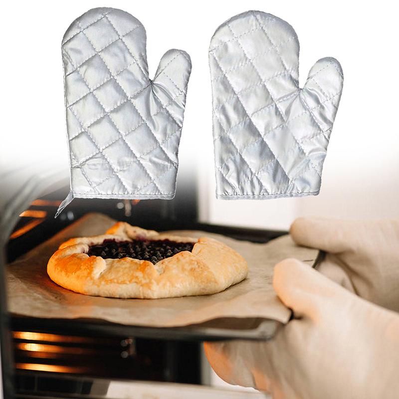 1 шт. утолщенные хлопковые перчатки для микроволновой печи, термостойкие и утепленные перчатки для выпечки в духовке, не допускающие ожогов рук