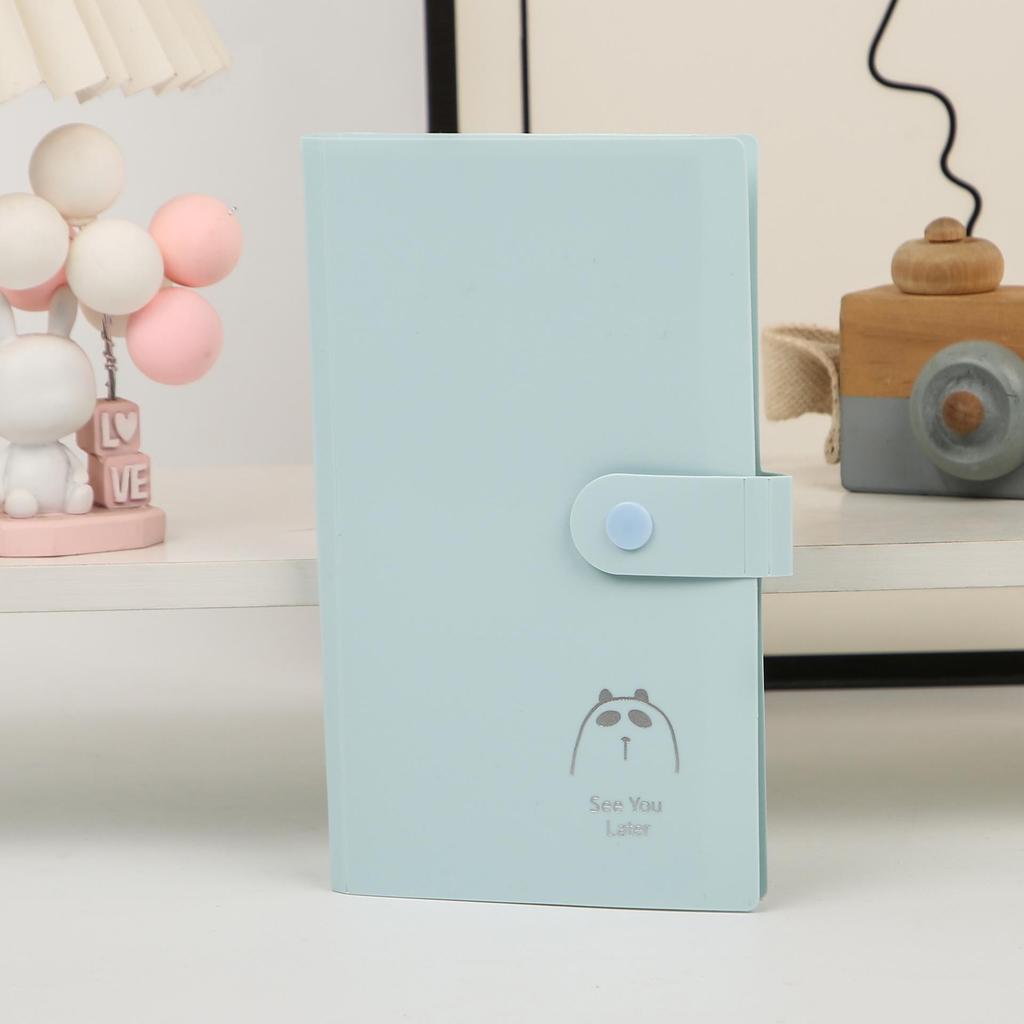 PP Business Card & Photo Album: Star-Themed Loose-Leaf Holder for Students - Essential for Collectors