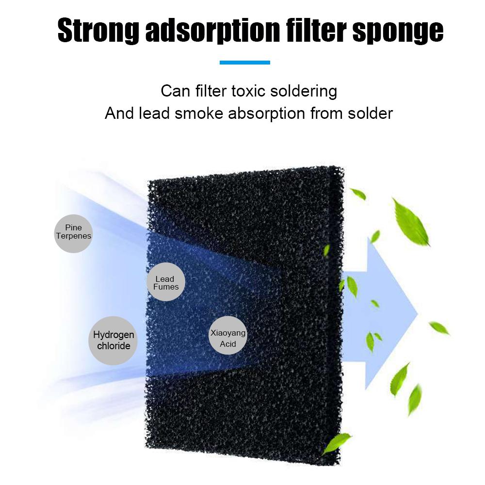 FA-400 Вытяжной вентилятор Дымоуловитель Фильтр дыма от пайки Оборудование для удаления дыма при электронном ремонте с активированным углем