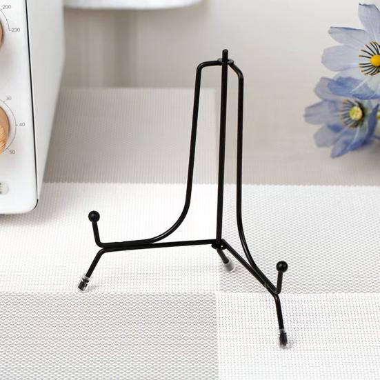 1/3 шт. подставка для пластины, металлический держатель фоторамки, высокая стабильность, гладкий край, нержавеющая, устойчивая к коррозии, настольная художественная подставка