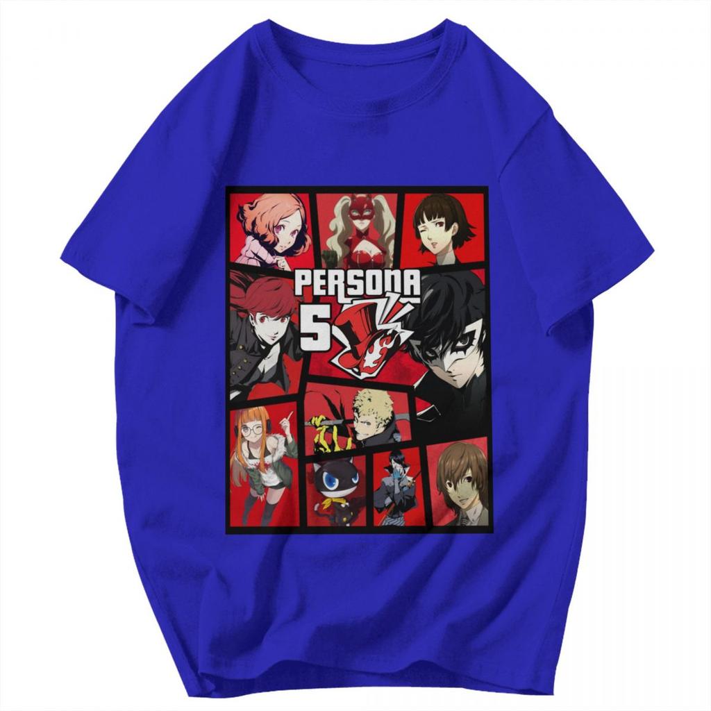 Мужская футболка Persona 5 Отличные подарки Графические футболки Y2K Унисекс Топы Футболки