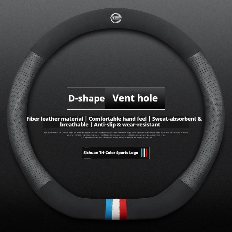 COHPQK1 Car Steering Wheel Cover Nissan Qashqai Juke X-Trail Patrol Note Leaf Altima Maxima Micra Murano Rogue Pulsar Sentra Teana Tiida