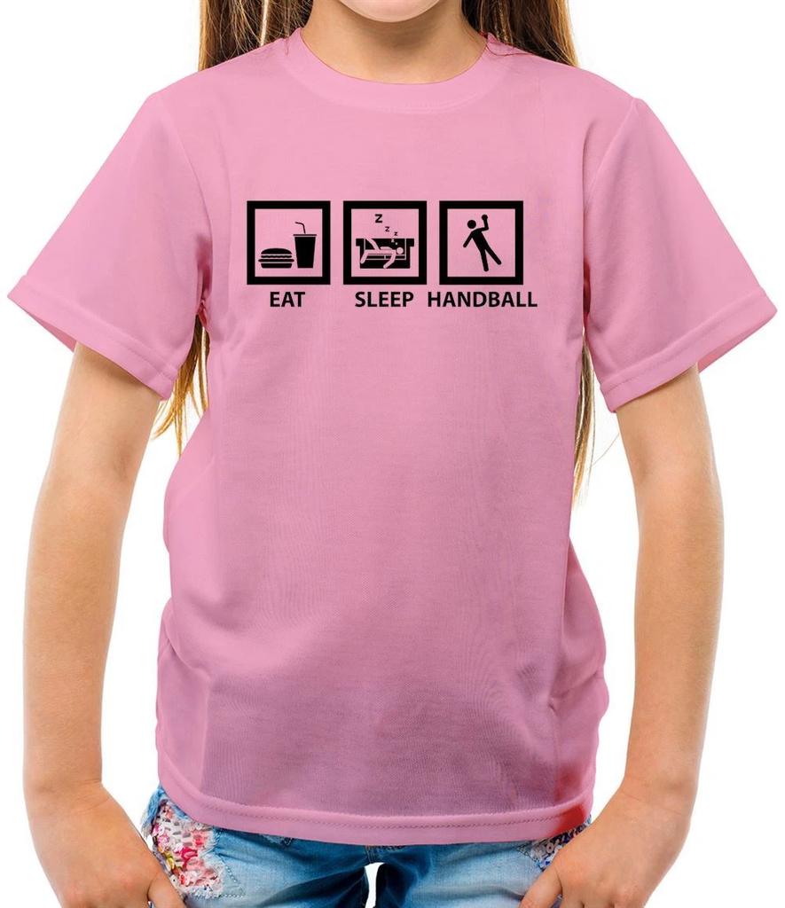 Eat Sleep Handball - Kids T-Shirt - Hand Ball Sport Sports Funny Love