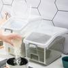 10 кг/12,5 кг/17,5 кг бочка для риса с крышкой, защищенная от насекомых емкость для риса, бочка для муки, пластиковый ящик для хранения риса, утолщенный кухонный ящик для хранения, органайзер для инструментов