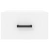 Wall Mounted Nightstand White 35 x 35 x 20 cm