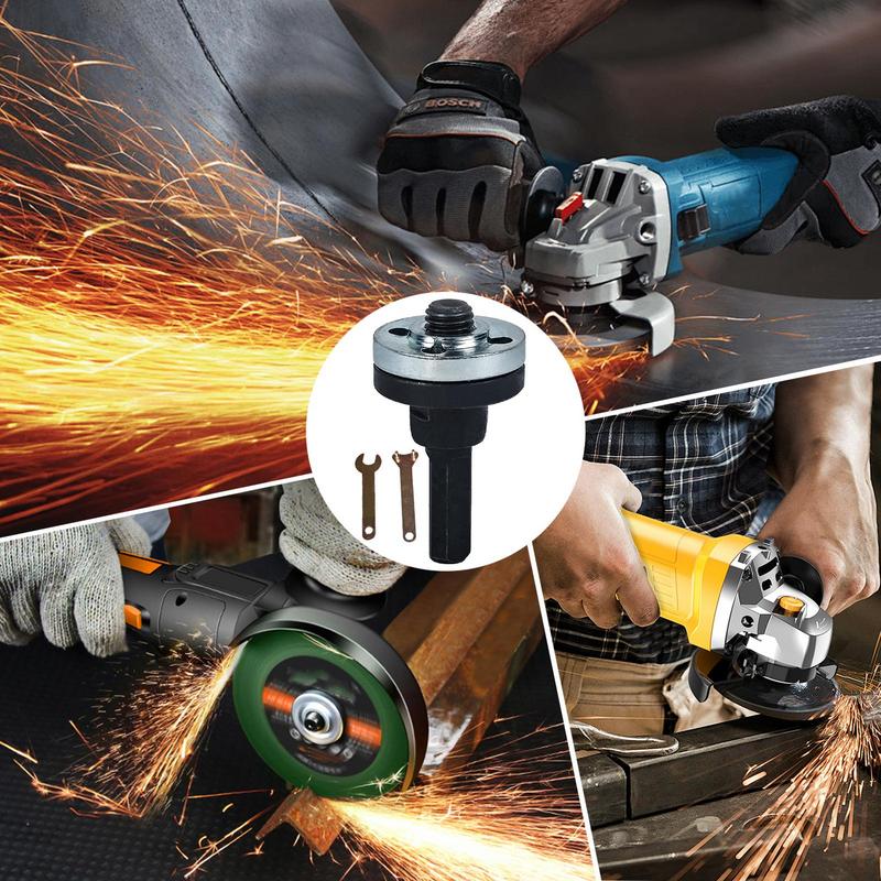 Комплект шатунов для угловой шлифовальной машины Регулируемая дрель Адаптер оправки для угловой шлифовальной машины Держатель диска Многофункциональное соединение шлифовальной машины