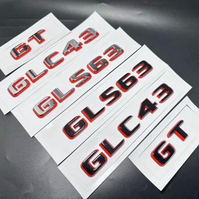 2024 Новый стиль Буквы Цифры GLC43 GLS63 GT для W166 W167 Наклейка на багажник автомобиля
