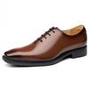 Foxsense Business Легкое Платье Однотонное Удобное для Мужской Обуви Премиум Размера, Обувь, Оксфорды, Мысок, Для ходьбы, Кожа, Водонепроницаемый, Коричневый, 25.0см,