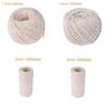 Twisted Home Decor Christmas 100% Natural Beige Cotton DIY Rope Sewing Cords Twine String