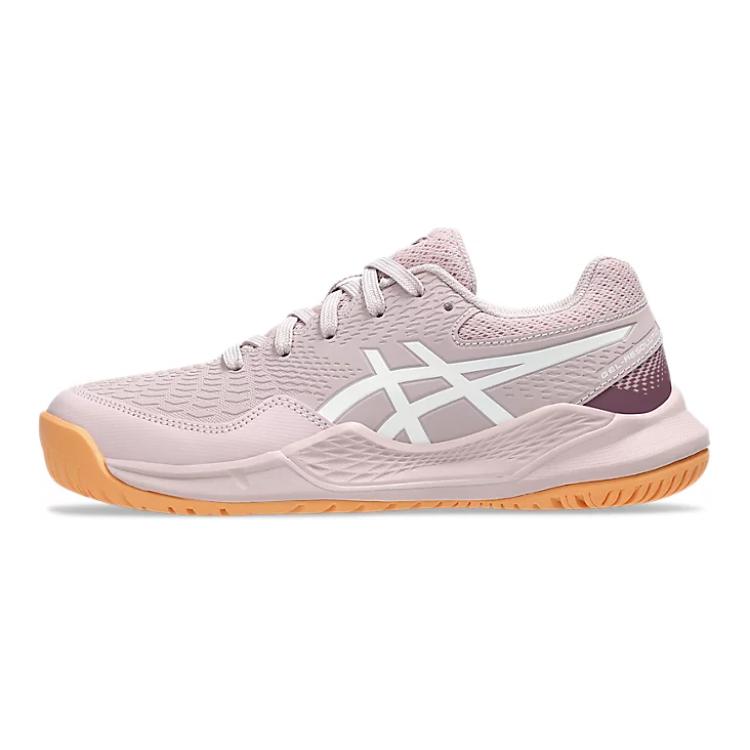 Asics Gel Resolution 9 Soft And Comfortable Low top Kids' Training Shoes Light Pink 1044A067-701