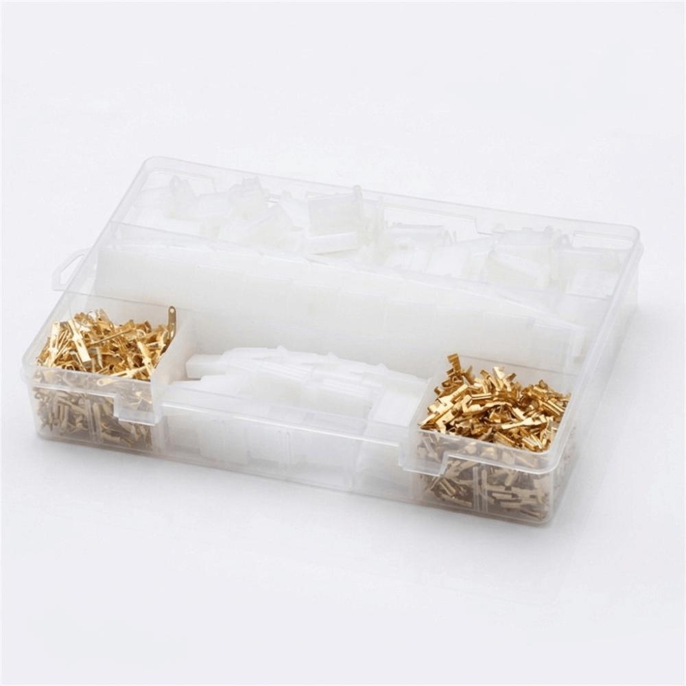 580pcs Crimp Terminal Pin Header Connector Electrical Connector Assortment  For Automotive