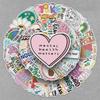 100 Inspirational Waterproof Mental Health Stickers for DIY Decoration On Milk Tea Cups and Handbooks