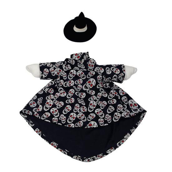 Осенний наряд гуся День благодарения Хэллоуин Рождество Костюм гуся Праздничная одежда для газона для 23-дюймовых газонных гусей Украшение для крыльца и сада