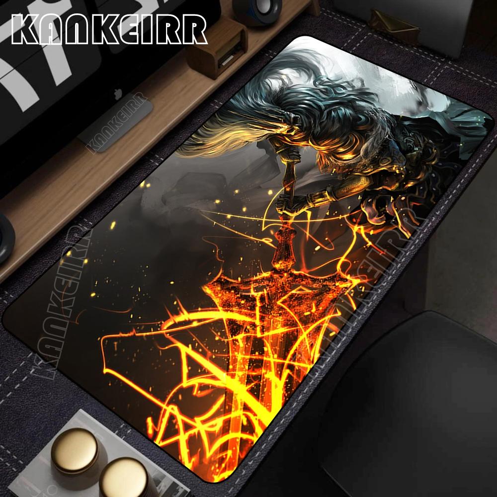 Dark Souls Gamer Hd Custom Mouse Pad Large Gaming Accessories Game Cabinet Mousepad Office Computer Anime Desk Mat Cool Carpet