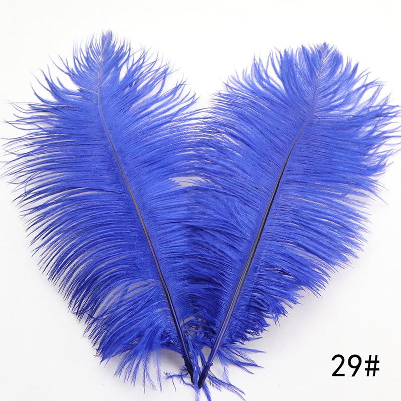 Высококачественные перья страуса 35-40 см разноцветные декоративные перья, перья для сценического оформления и цветочных композиций