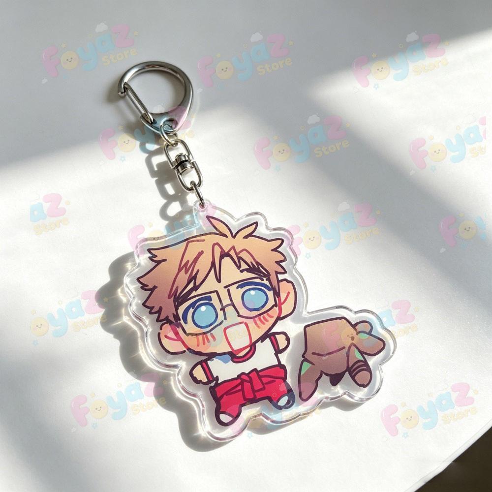 Cartoon Project Hail Mary Keychains Amaze Fist My Bump Keyrings Jewelry Manga Game Fans Gifts