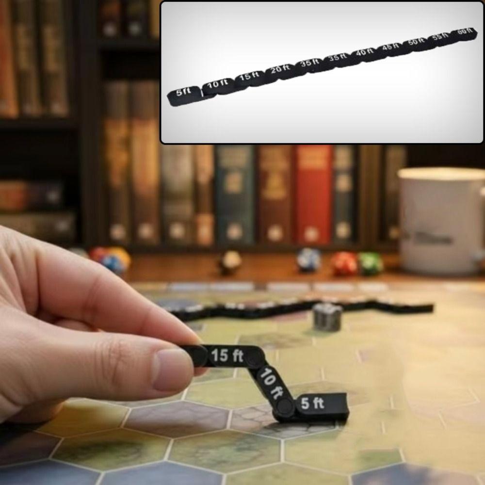 Articulated Articulated Movement Ruler Flexible Jointed Chain Ruler Board Games