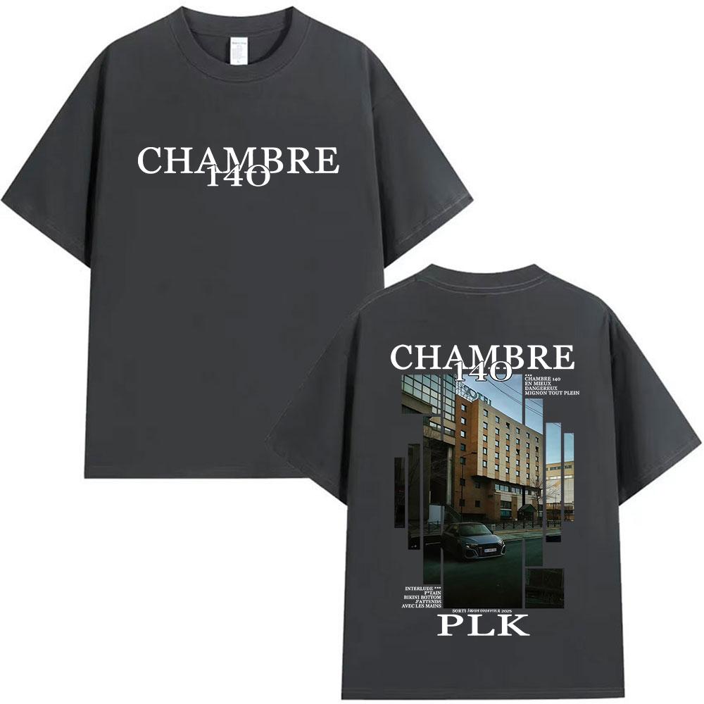 Summer Rapper Plk CHAMBRE 140 Pt3 Tour Merch Women's Unisex's Hip Hop Street Fashion Cotton Printed Unisex Streetwear