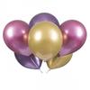 Unique Party Platinum Latex Balloons (Pack of 6)