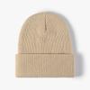 Knitted Hat Versatile for Men Women In Autumn Winter Light Plate Jacquard Cold Hat Fashionable Warm Thick Black Knitted Hat
