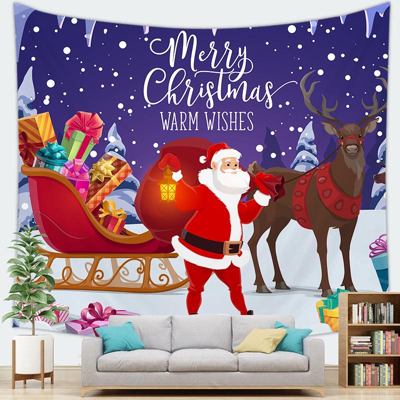 Рождественские украшения Санта-Клаус Рождественская елка Гобелен Настенный подвес