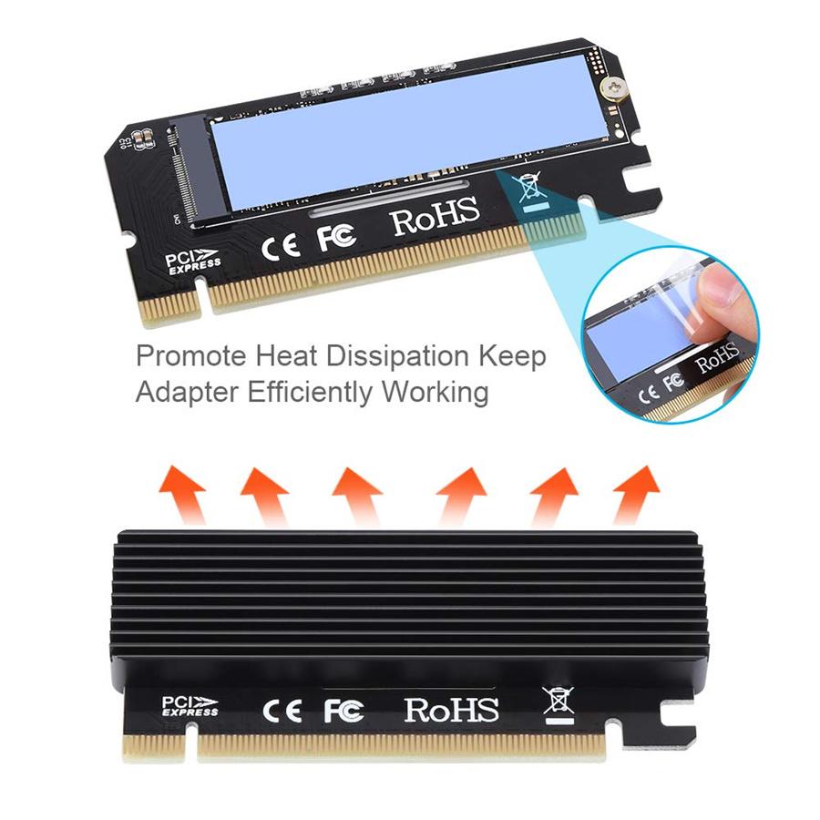 M.2 To Pcie X16 Adapter Card Pci-e To M.2 Convert Adapter NVMe SSD Adaptor M2 M