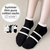 5 пар женских летних тонких хлопковых носков с дезодорирующим эффектом, впитывающих влагу, нового стиля
