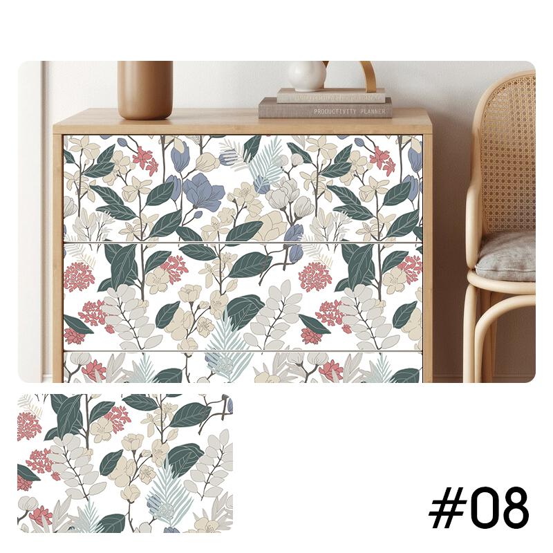 ПВХ водонепроницаемые самоклеящиеся обои для шкафа, шкафа, двери, декор, виниловые наклейки для ремонта, наклейки для мебели