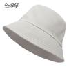 Solid Color Bucket Hat Cotton Shows Small Face Daily Face Covering Sunscreen Basin Hat Bucket Hat Can Be Printed LOGO