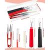 Easy Thread Removal Sewing Seam Set with Thread Snips with Storage Box Thread Remover Tools Wide Application Multi-functional